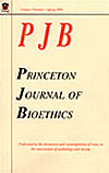 Princeton Journal of Bioethics journal cover page